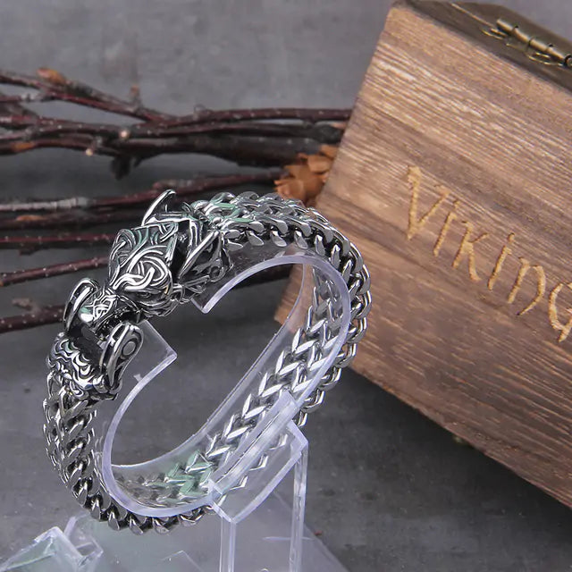 Men's Viking Dragon Bracelet