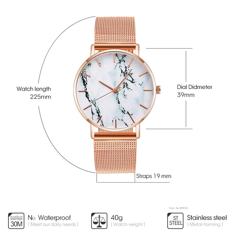 Luxury Mesh Band Watch For Women