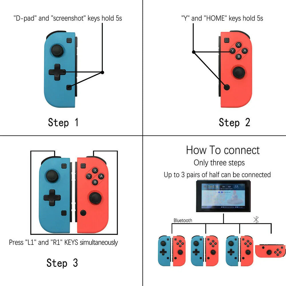 Bluetooth Nintendo Switch Gamepad Aftermarket Controller