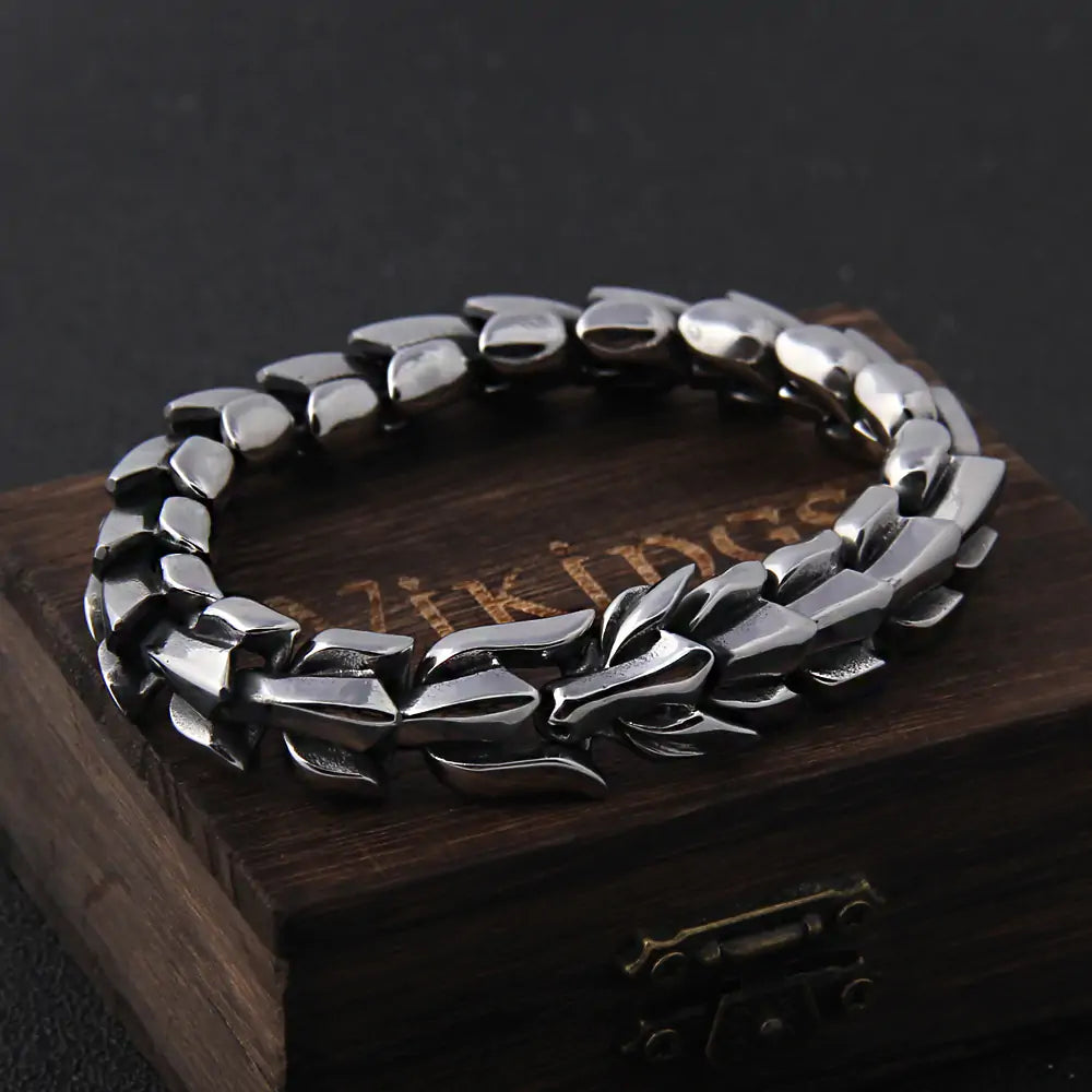 Men's Viking Dragon Bracelet